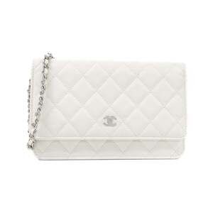 CHANEL White Wallet